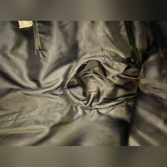 Vintage 1979 Authentic US NAVY Issue Double Breasted Black Pea Coat Size 36R - Picture 5 of 8